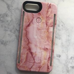LuMee iPhone 7 Plus Duo Marble Case
